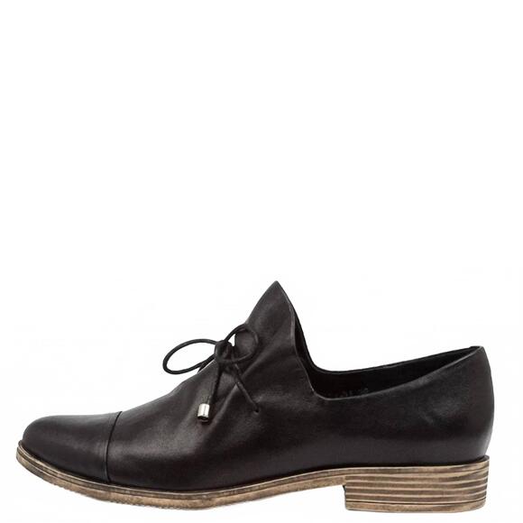 NEW DJANGO & JULIETTE women\'s kotty leather shoes in black